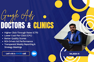 help setup and run google ads for independent doctors and clinics