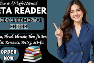 beta read, critique your poetry, memoir, fiction novel developmental book editor