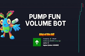 create solana volume bot, bundle  volume bot for solana pump fun