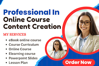 create ebook, online course content, teachable course creation, lesson plan