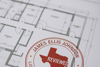 provide architectural stamp, review for usa texas project with fast approval