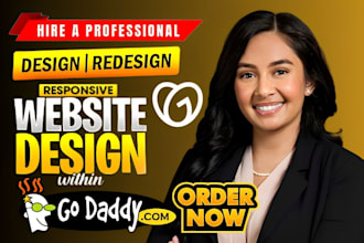 design and redesign godaddy website, weebly website, showit, duda website design