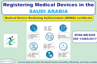 assist with sfda medical device registration in saudi arabia