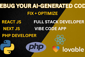 fix vibe coded bug code website webapp lovable replit webflow bolt