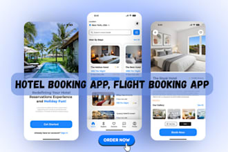 develop hotel booking app flight booking website booking app