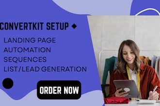 do convertkit newsletter campaign kit automation landing page convertkit setup