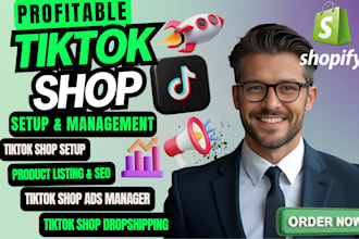 setup tiktok shop, tiktok shop manager, dropshipping ads marketing