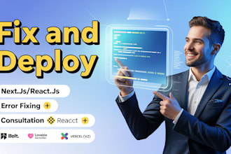 fix, build app react next js using bolt lovable v0 cursor
