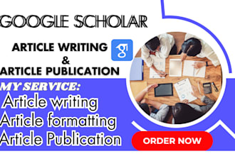 write, backdate and publish research article on google scholar