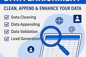 enrich your contact data with email, linkedin, phone info
