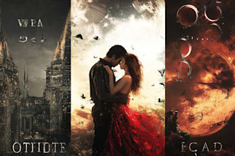 design erotic, romance and adult book cover or ebook cover