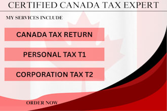 efile canada tax return, corporation tax t2 and personal tax t1, bookkeeping