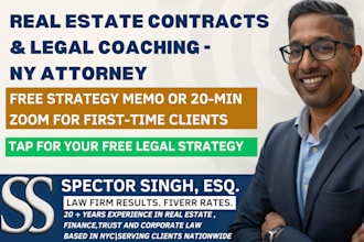draft attorney prepared real estate contracts and provide deal coaching