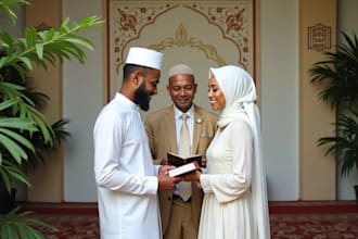 be your online nikah imam and help you find witness and wali