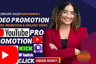 do youtube video marketing video promotion channel promotion organic views