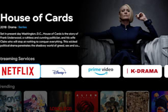 develop roku tv app, iptv app, ott app, ios app, samsung, ig app, admin panel