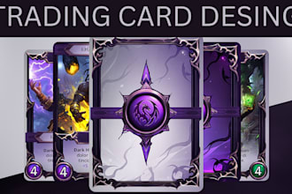 design editable custom fantasy tcg and ccg card template