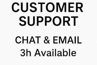provide professional customer support via chat and email