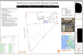 design residential and commercial solar permit plans