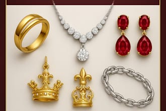 do professional jewelry designing and realistic rendering in photoshop