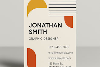 design modern business cards for your brand