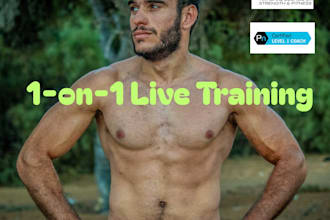 train you 1 on 1 with live personal training sessions for fat loss and fitness