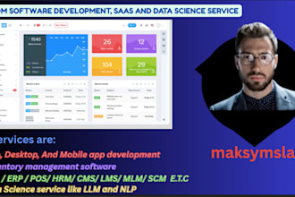 be software developer, accounting software, python web automation, hrm, crm, erp