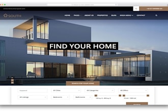 design wordpress real estate agent idx mls real estate website landing page