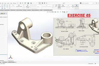 2d, 3d cad models, autocad drawing in inventor  fusion 360 catia creo solidworks