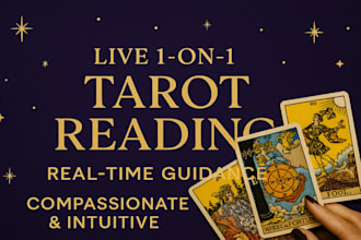 give a live 1 on 1 tarot reading
