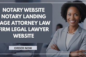 converting notary landing page attorney law firm lawyer website