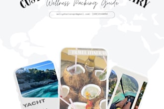 create a custom travel wellness guide and packing list