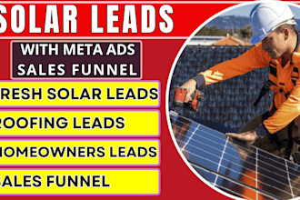 do fresh solar leads roofing leads generation homeowners leads with sales funnel