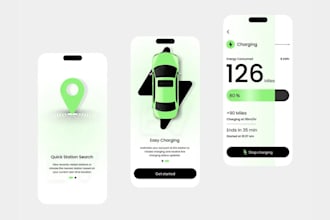 develop exclusive ev charging app, station finder app, escooter app, tracking