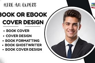 do book cover and ebook cover design with free 3d mockup