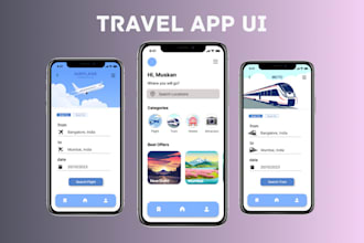 build travel app, tour app, activity app, tour guide app, city guide app