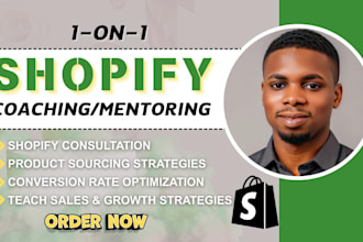 be your shopify coach, dropshipping mentor, tiktok ads manager, and consultant