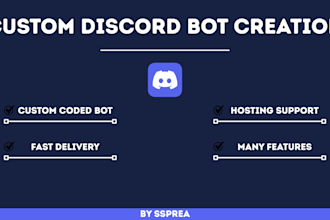 develop a professional discord bot for your server