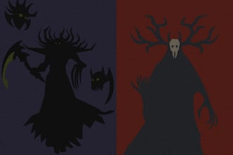 draw moody fantasy silhouette illustrations for your story, game or project