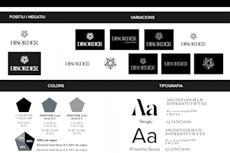 diseñaré la identidad visual completa para que tu marca se diferencie del resto