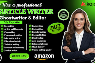 ghostwrite article, blog posts, ai, technology, cybersecurity, defi, stock trade