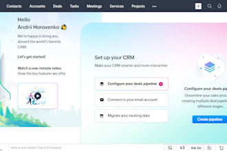 automate your business processes using zoho CRM and zoho one