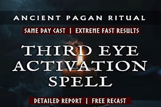 cast powerful third eye activation break family curse home blessing spell karma