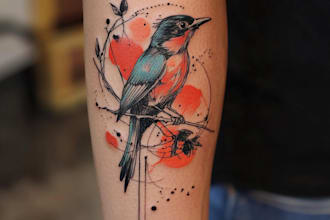 create custom tattoo design, tattoo sleeve