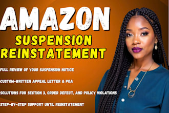 reinstate amazon account fix section 3 suspension appeal letter listing poa