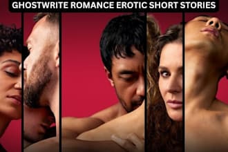 ghostwrite romance erotic short stories fiction nonfiction sci fi
