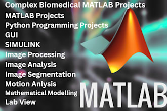 do biomedical matlab tasks, projects
