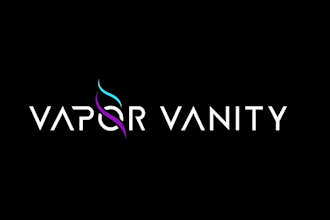 do an unique vape shop and vape store logo design
