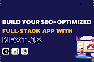 build a fullstack nextjs application optimized for SEO and performance