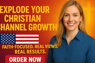 fast USA christian youtube promotion gospel music video monetize music video